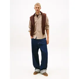 Tommy Hilfiger Langarmhemd Braun XXXL