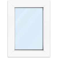Fenster 45x60 cm, Kunststoff Profil aluplast IDEAL® 4000, Weiß, 450x600 mm, einteilig festverglast, 2-fach Verglasung, individuell konfigurieren