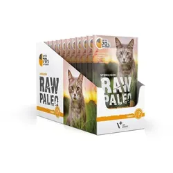 RAW PALEO Truthahn sterilisiert Katzenfutter 12x100g