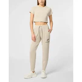 Plein Sport Jogginghose SCRATCH, Größe XS in beige 01OF | OffWhite