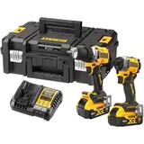 DeWalt DCD800 und DCF850 inkl. 2 x 5,0 Ah + Lader in TSTAK