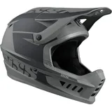 IXS XACT EVO Black-Graphite LXL (60-62 cm) Helm, Erwachsene Unisex, Schwarz