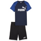 Puma Trainingsanzug - Blau,Schwarz,Weiß,Dunkelblau - 164