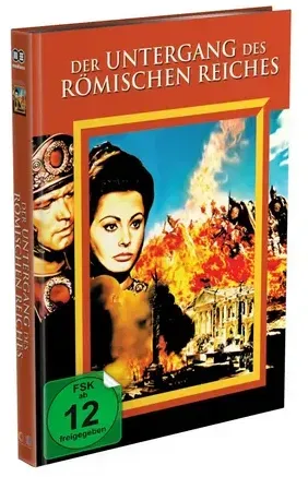 DER UNTERGANG DES RÖMISCHEN REICHES - 2-Disc Mediabook - Cover B - Limited 500 Edition - Uncut  (DVD + Blu-ray)
