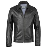 Bugatti BUROMEO Lederjacke Schwarz 50