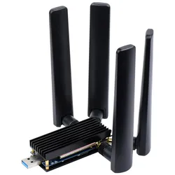 5G Modul, Vierfach-Antenne, USB 3.1