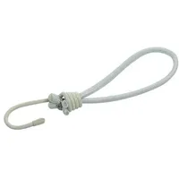 PRO PLUS elastische Zeltspanner mit Haken, weiß, 4er-Pack