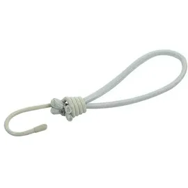PRO PLUS elastische Zeltspanner mit Haken, weiß, 4er-Pack