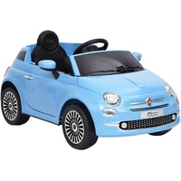 Kinder-Elektroauto Fiat 500 Blau, Rutschautos Modern Design DE