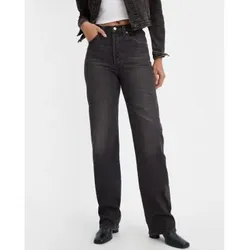 Levi's für Damen. 79078-0011 Jeans Ribcage Full-Length schwarz (28/32), Lässig, Baumwolle, Denim