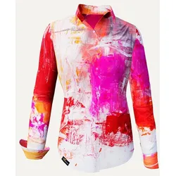 VERVE SAPHIR - Pink rote Bluse - GERMENS