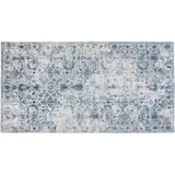 Tectake Amara Kurzflorteppich 240 x 340 cm Blau