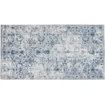 Tectake Amara Kurzflorteppich 240 x 340 cm Blau