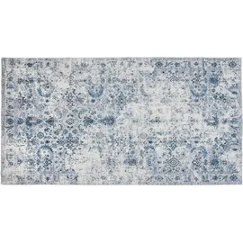 Tectake Amara Kurzflorteppich 240 x 340 cm Blau