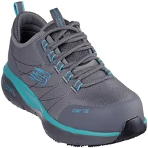 SKECHERS Work EBINAL ARCH FIT SR Damen S3 Arbeitsschuhe Grau/Blau 39 - 39