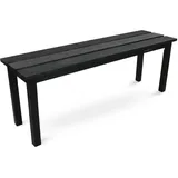 holz4home Gartenbank 118 x 40 x 45 cm Schwarz