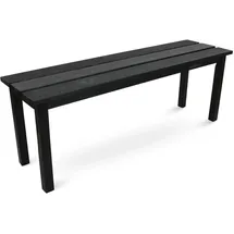 holz4home Gartenbank 118 x 40 x 45 cm Schwarz