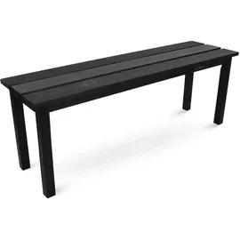 holz4home Gartenbank 118 x 40 x 45 cm Schwarz