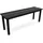 holz4home Gartenbank 118 x 40 x 45 cm Schwarz