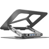 UNITEK USB-C Laptop-Dockingstation Laptopständer, Notebook Ständer, Grau