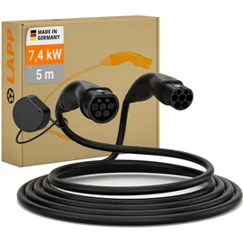 Lapp HELIX, schwarz Ladekabel E-Auto, 7,4 kW, Kabellänge: 5 m