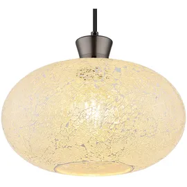 GLOBO Mosaik 1-flg. 30 cm rund schwarz