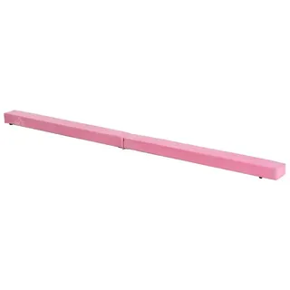 Homcom Schwebebalken Kiefernholz Polyester Rosa 210L x 10B x 6,5H cm
