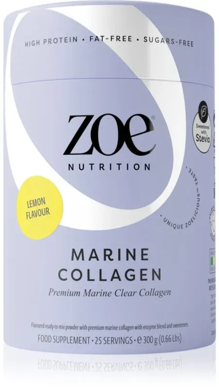 ZOE Marine Collagen Clear Collagen Meereskollagen Geschmack Lemon 300 g