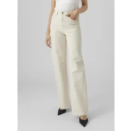 Vero Moda Vmtessa Hr Wide Jeans Ecru Ga Noos - 29W / 34L