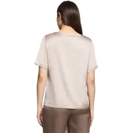 Betty Barclay Schlupfbluse mit Rundhalsausschnitt 46, Taupe | 46