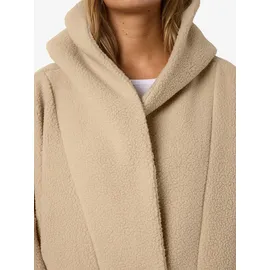 Noisy May NMCOZY L/S LONG SHACKET W HOOD Beige XS