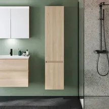 Burgbad Lin20 Hochschrank 40 x 34,5 cm Eiche Dekor Cashmere Holz