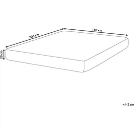 Beliani LUXUS 180 x 200 cm H3/H4