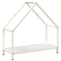 vidaXL Kaminholzregal Kaltgewalzter Stahl 60 x 25 x 60 cm Weiß