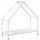 vidaXL Kaminholzregal Kaltgewalzter Stahl 60 x 25 x 60 cm Weiß