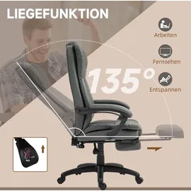 Vinsetto Kunstleder Dunkelgrau