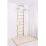 JEFlex ClimbMaxx Sprossenwand M6 aus Holz zur Verspannung zwischen Decke und Boden