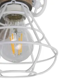 Steinhauer Retro Wand Lampe (1578W) weiß