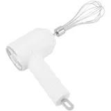 Handmixer, Kabelloser Elektrischer Mixer, Sicher Zum Backen (Weiss)