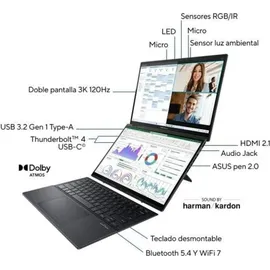 Asus Zenbook Duo OLED 14'' Intel Core Ultra 9 285H 32 GB RAM 1 TB SSD Win11 Home