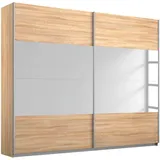 Rauch Schwebetürenschrank Quadra 226 x 230 x 62 cm Beige/Braun