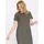 Classic Basics Jerseykleid Shirtkleid Mehrfarbig Braun 44