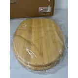 Sanfino Bambus WC Sitz Dark Brown Bambus Toilettendeckel mit Absenkautomatik