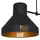 Steinhauer Design Hänge Leuchte 1-flg. 2568ZW 60 cm schwarz-gold