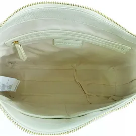 Valentino Never Hobo Bag Synthetik Beige/Weiß