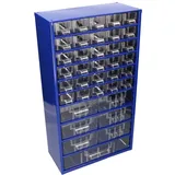 KOTARBAU® Kleinteilemagazin Metall 30K6M1G Sortierkasten Teilebox Dunkelblau Aufbewahrungsbox für Kleinteile