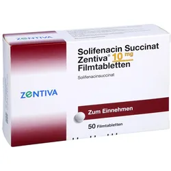 SOLIFENACIN SUCCINAT Zentiva 10 mg Filmtabletten 50 St
