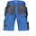 DASSY Bionic Multitaschen-Short - azurblau/anthrazitgrau