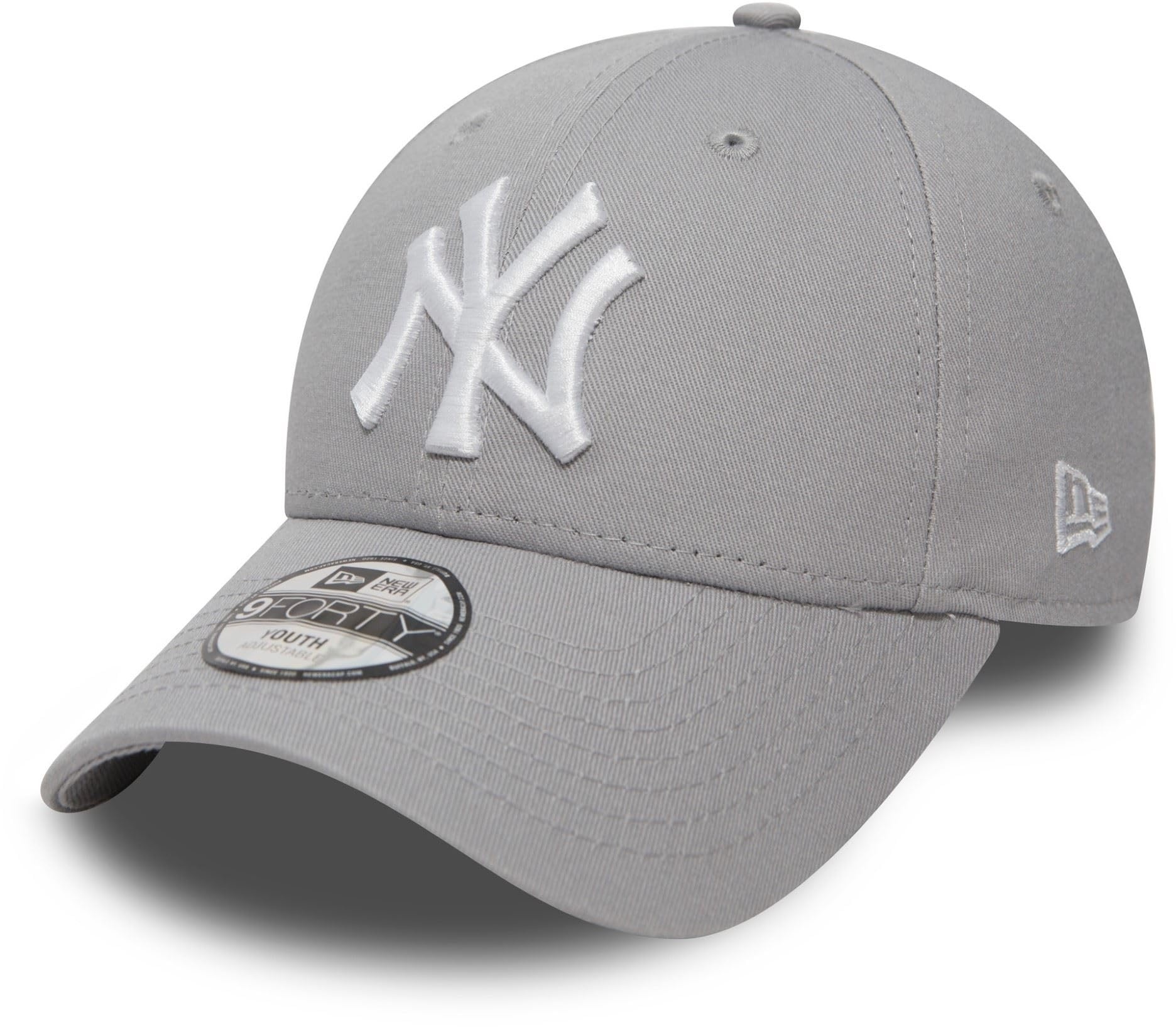 New Era New York Yankees MLB League Gray 9Forty Adjustable Youth Cap - Youth