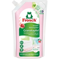 Frosch Weichspüler Granatapfel Bio-Qualität, 115523, 1 Liter, hypoallergen, 40 Waschladungen,